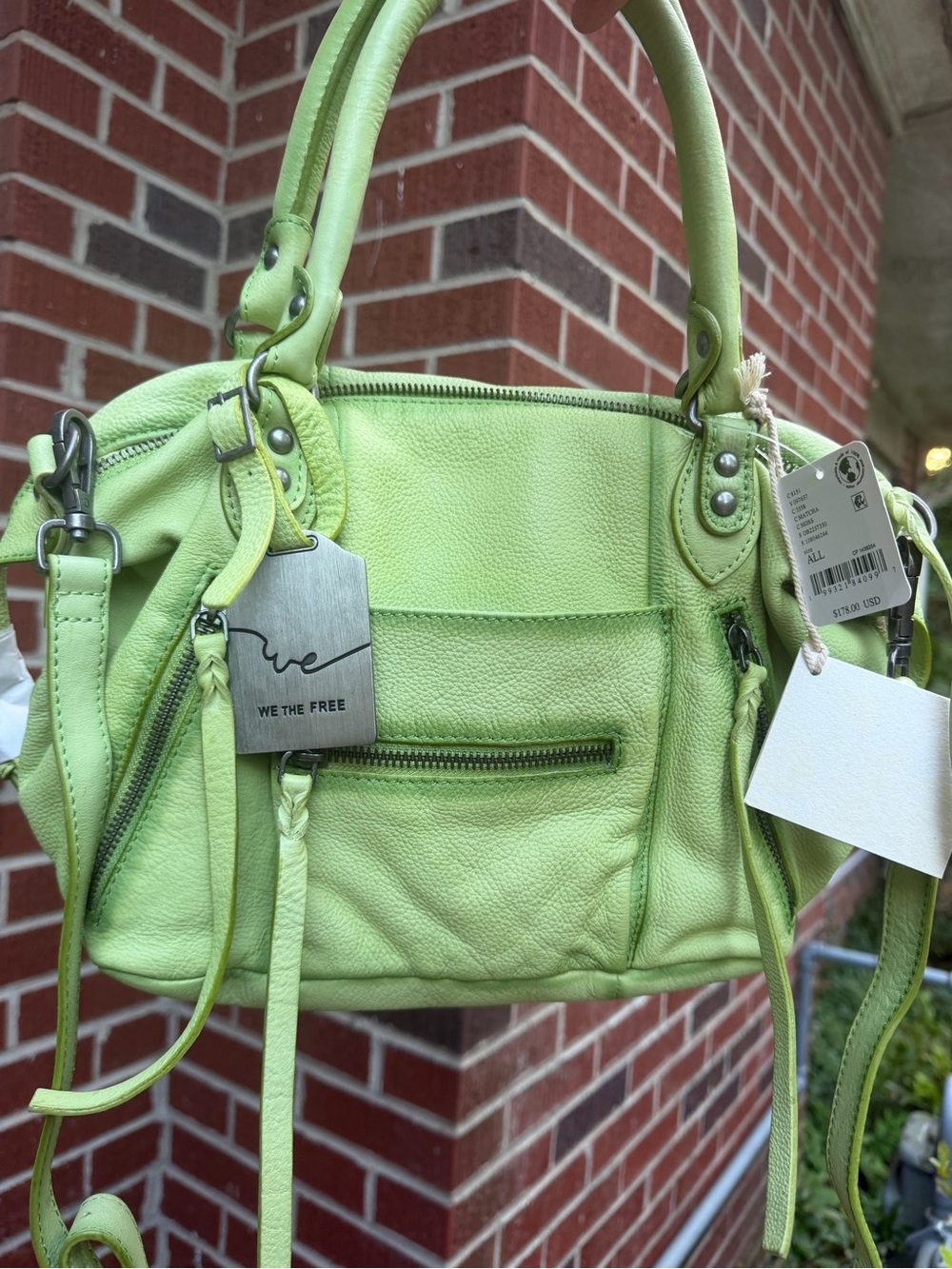NWT/Free People Matcha Baby Emerson Tote